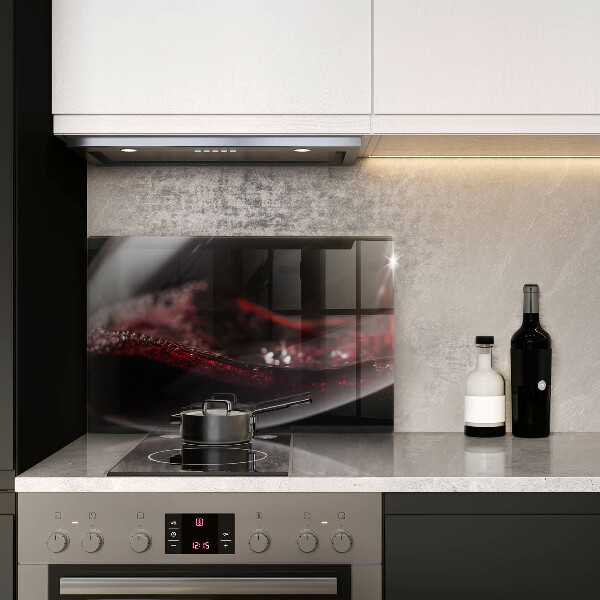 Work surface savers Red wine glass