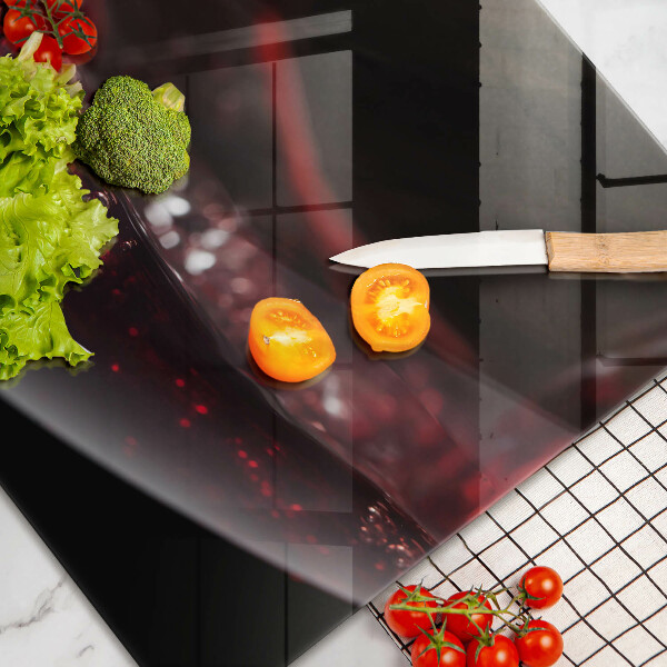 Work surface savers Red wine glass