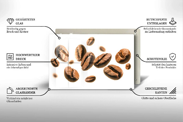 Work surface savers Coffee beans