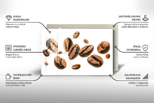 Work surface savers Coffee beans