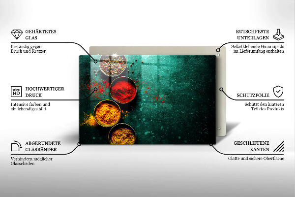 Work surface savers Oriental spices