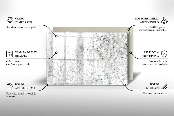 Kitchen worktop saver Salt crystals