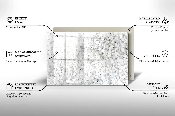 Kitchen worktop saver Salt crystals