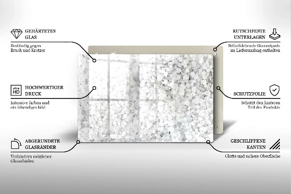 Kitchen worktop saver Salt crystals