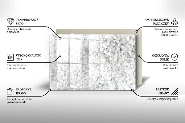 Kitchen worktop saver Salt crystals