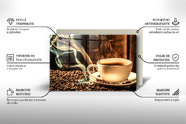 Kitchen worktop saver Cup and coffee beans