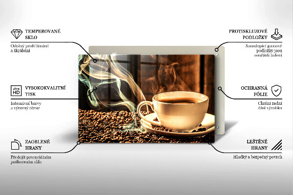 Kitchen worktop saver Cup and coffee beans