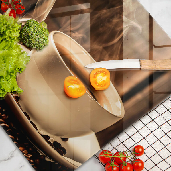 Kitchen worktop saver Cup and coffee beans