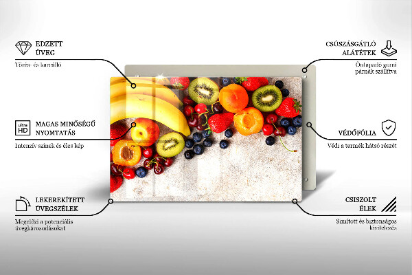 Kitchen worktop saver Holiday fruits