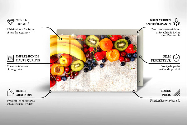 Kitchen worktop saver Holiday fruits