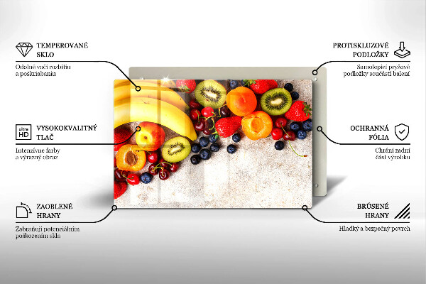 Kitchen worktop saver Holiday fruits