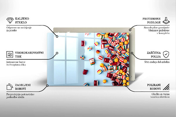 Kitchen worktop saver Colorful candies