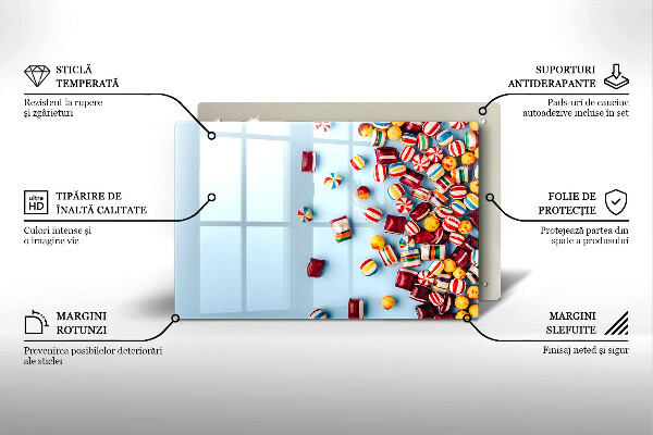 Kitchen worktop saver Colorful candies