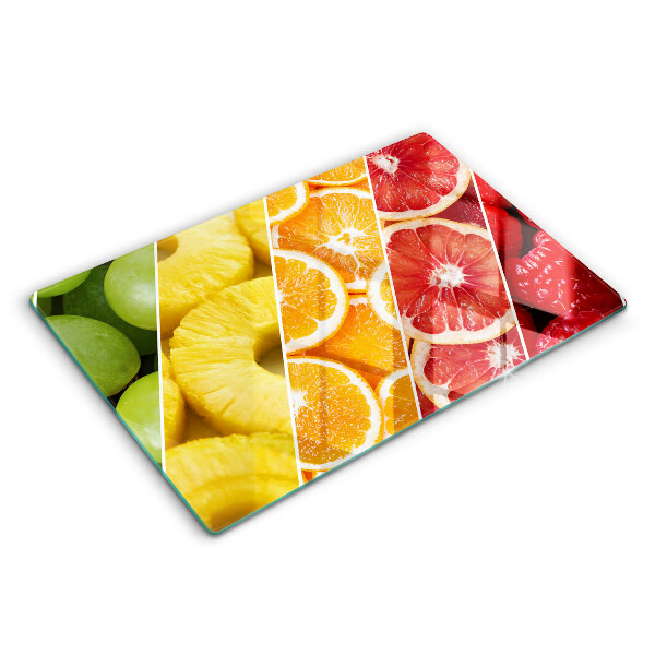 Kitchen worktop saver Colorful fruits