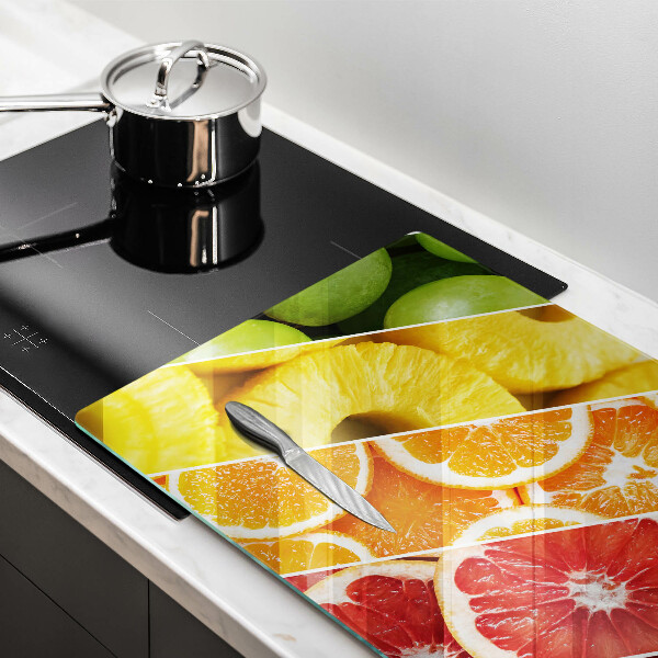 Kitchen worktop saver Colorful fruits
