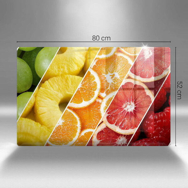 Kitchen worktop saver Colorful fruits