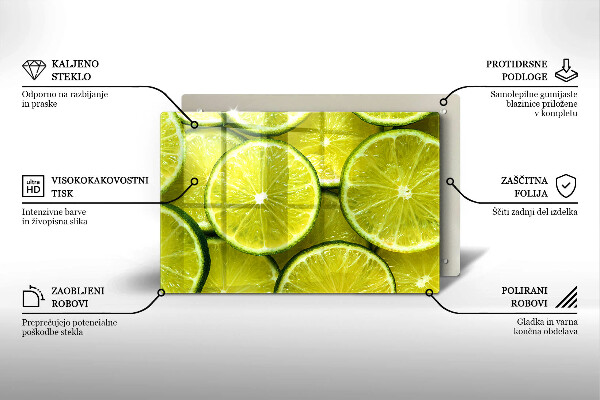 Kitchen worktop saver Lime slices