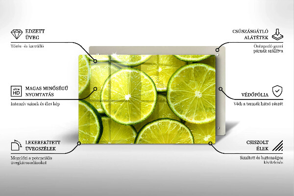 Kitchen worktop saver Lime slices