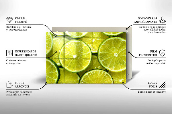 Kitchen worktop saver Lime slices