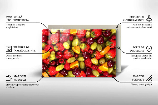 Kitchen worktop saver Summer fruits