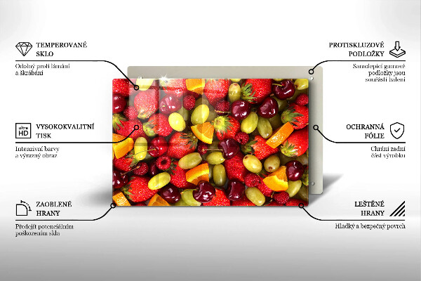 Kitchen worktop saver Summer fruits