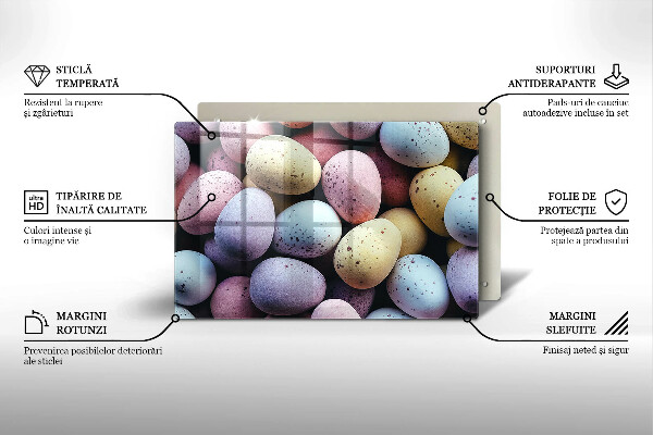 Kitchen worktop saver Easter eggs