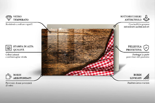 Kitchen worktop saver Wooden table