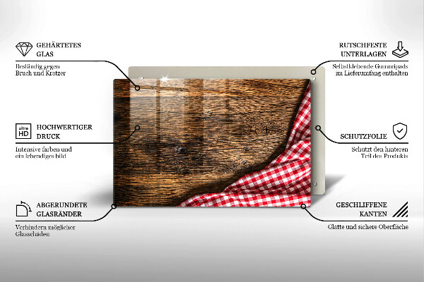 Kitchen worktop saver Wooden table