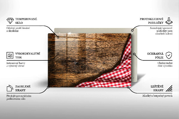 Kitchen worktop saver Wooden table