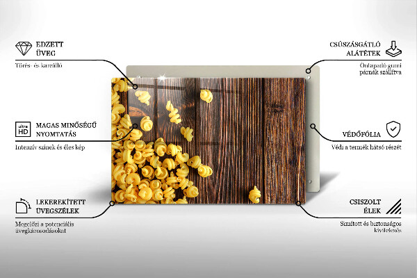 Kitchen worktop saver Pasta on a table