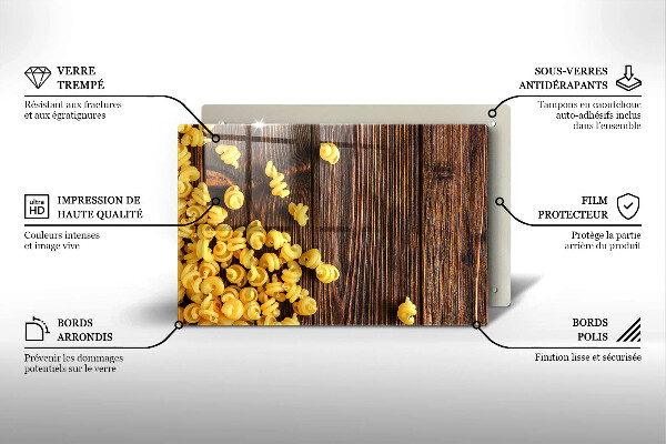 Kitchen worktop saver Pasta on a table