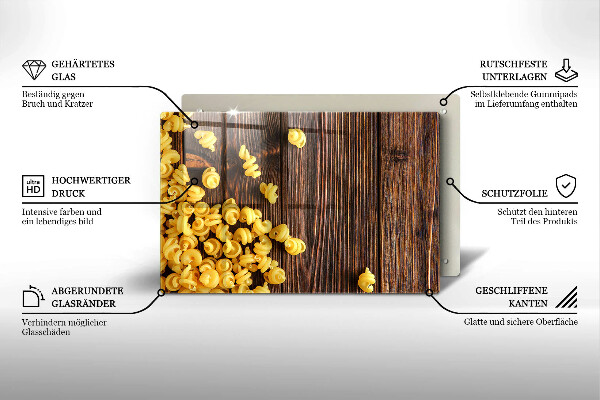 Kitchen worktop saver Pasta on a table