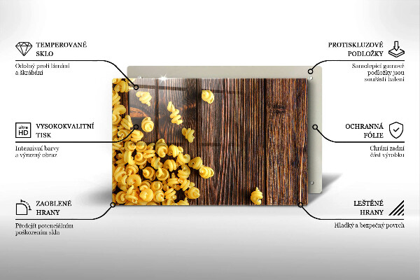 Kitchen worktop saver Pasta on a table