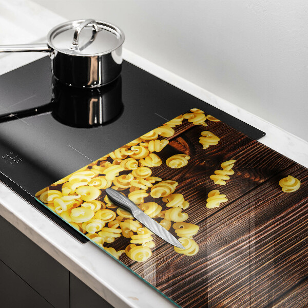 Kitchen worktop saver Pasta on a table