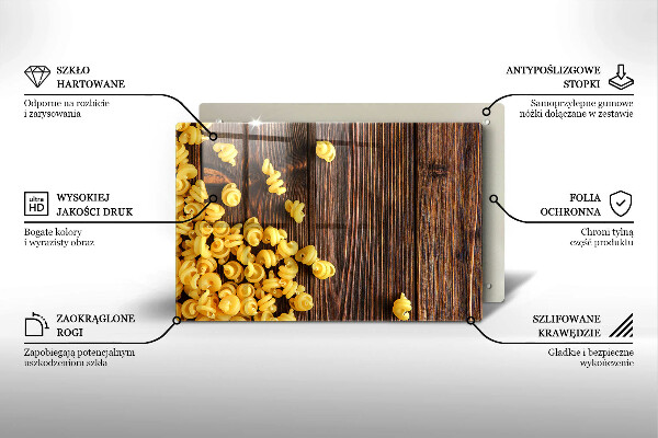 Kitchen worktop saver Pasta on a table