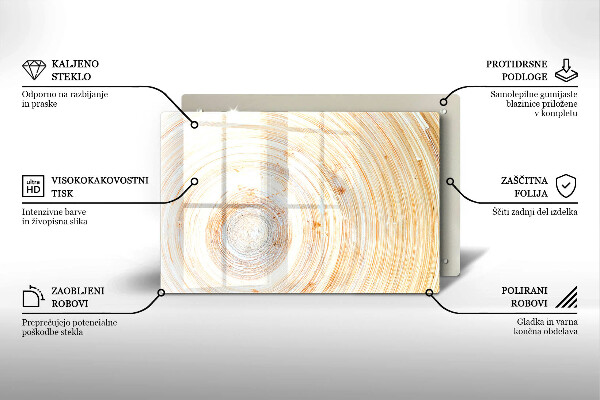 Kitchen worktop saver Wood texture