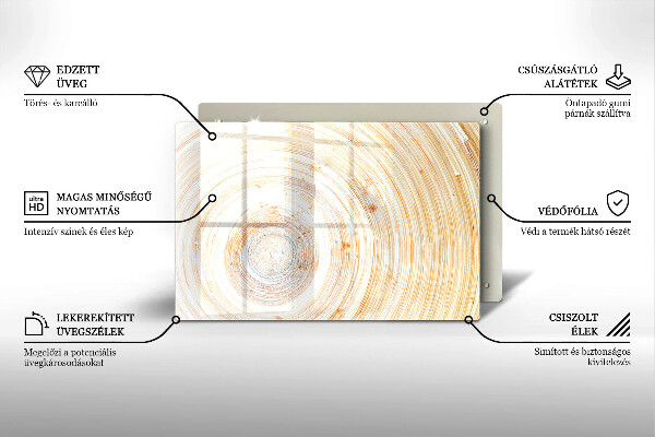 Kitchen worktop saver Wood texture
