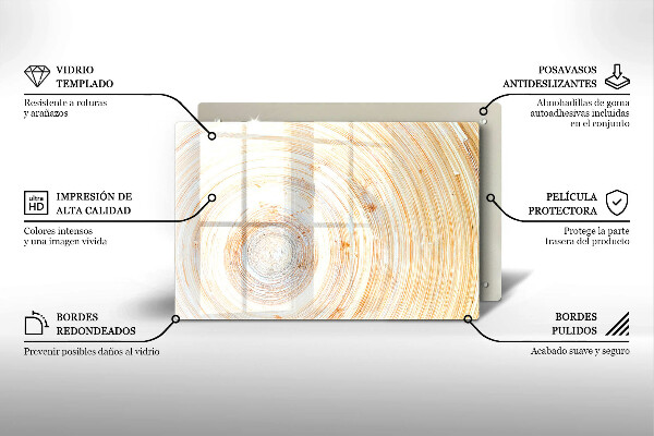 Kitchen worktop saver Wood texture