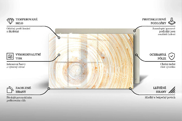 Kitchen worktop saver Wood texture
