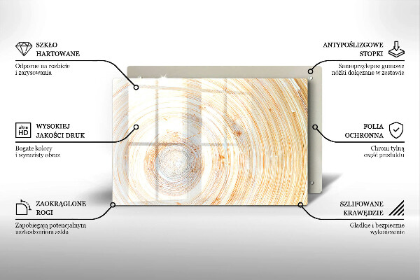 Kitchen worktop saver Wood texture