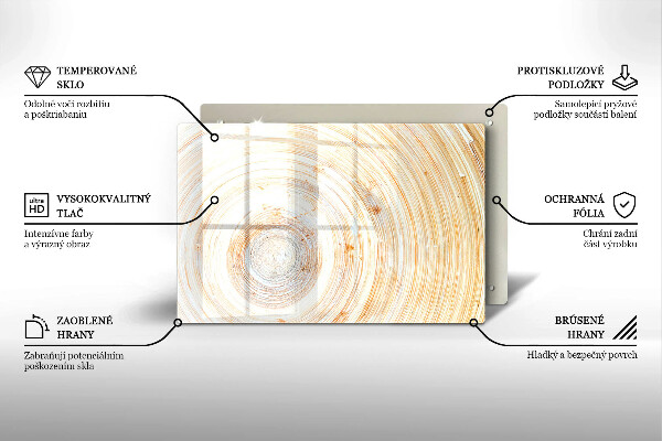 Kitchen worktop saver Wood texture