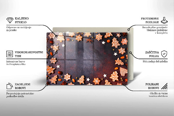 Kitchen worktop saver Gingerbread Christmas