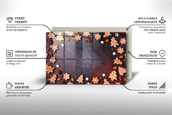 Kitchen worktop saver Gingerbread Christmas