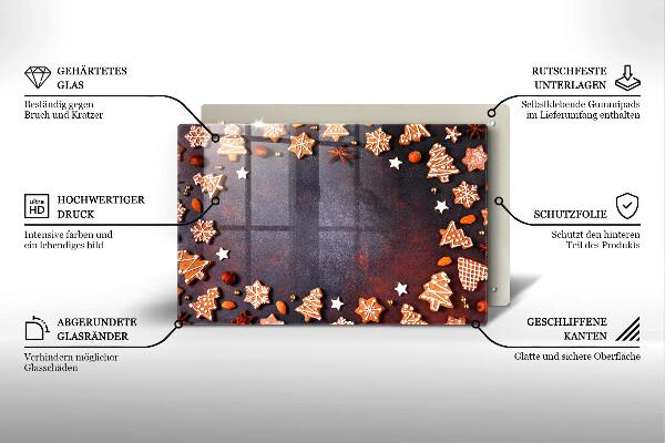 Kitchen worktop saver Gingerbread Christmas