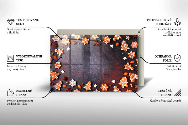 Kitchen worktop saver Gingerbread Christmas