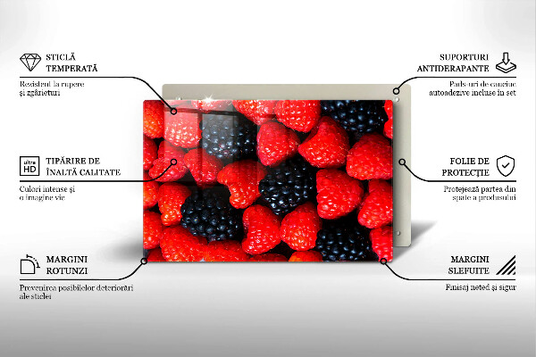 Kitchen worktop saver Raspberries and blackberries