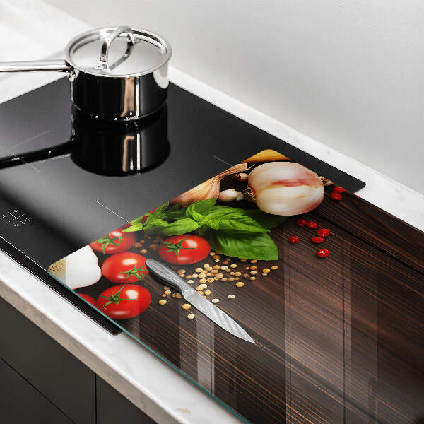Kitchen worktop saver Vegetables on the table