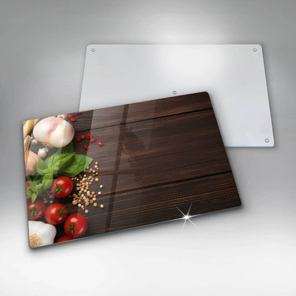 Kitchen worktop saver Vegetables on the table