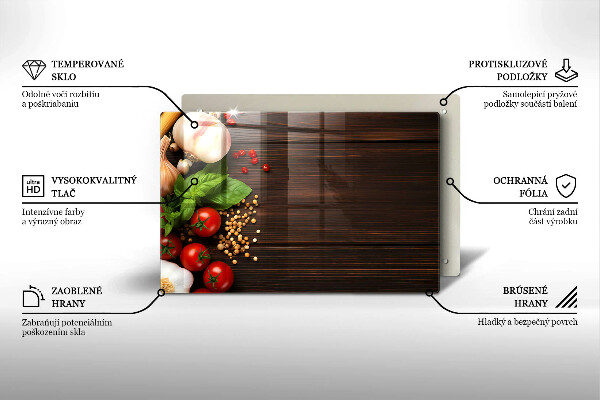 Kitchen worktop saver Vegetables on the table