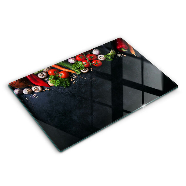 Kitchen worktop saver Colorful vegetables